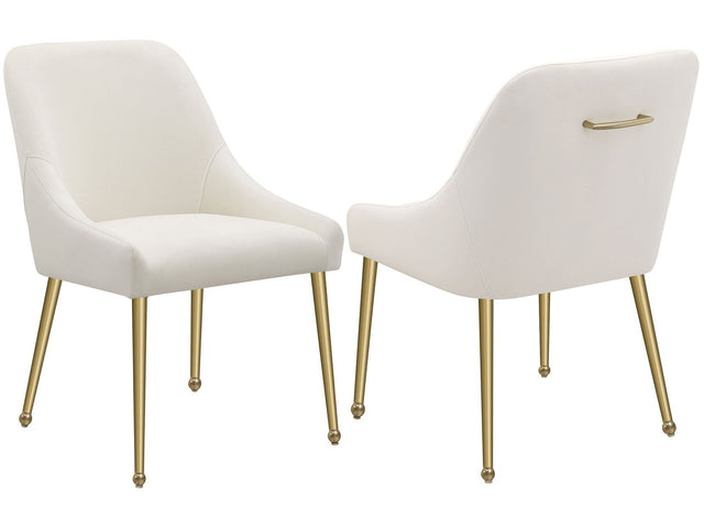 Mayette Ivory / Gold Side Chair (Set of 2) - Ornate Home