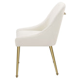 Mayette Ivory / Gold Side Chair (Set of 2) - Ornate Home