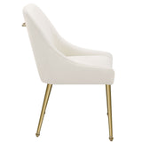 Mayette Ivory / Gold Side Chair (Set of 2) - Ornate Home