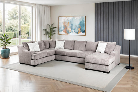 Mayfield Gray Sectional - Ornate Home