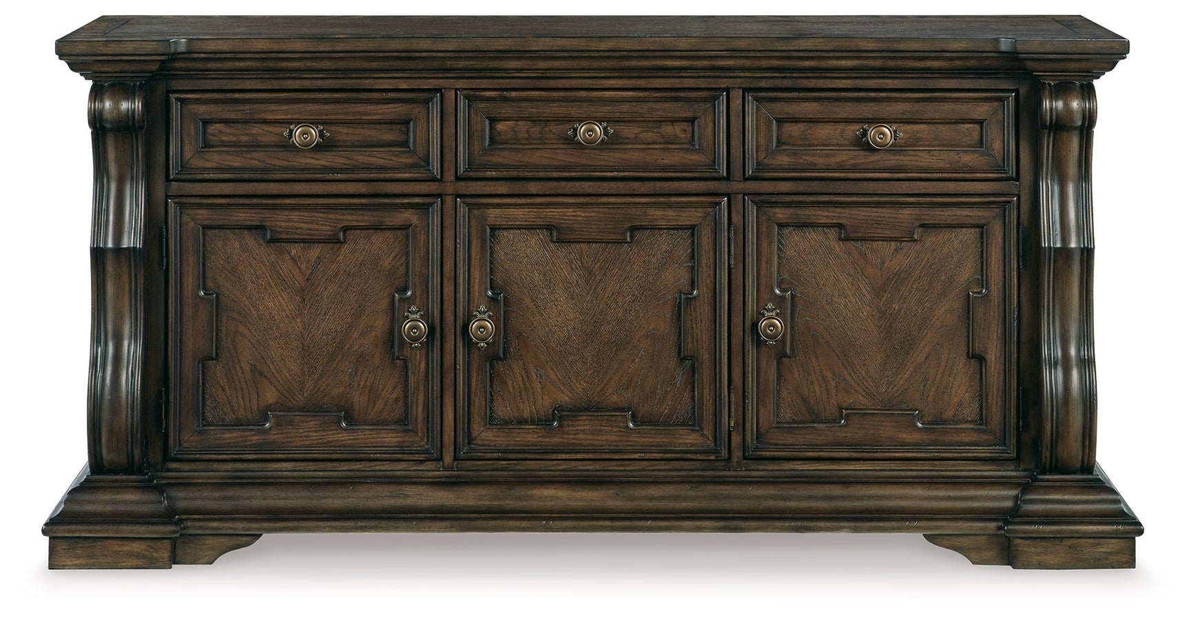 Maylee Brown Dining Buffet (Online Special Price) - Ornate Home