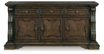 Maylee Brown Dining Buffet - Ornate Home
