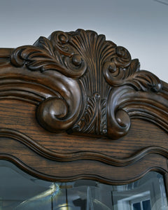 Maylee Dark Brown Dining Buffet and Hutch - Ornate Home