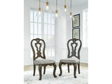 Maylee Dark Brown Dining Chair (Set of 2) (Online Special Price) - Ornate Home