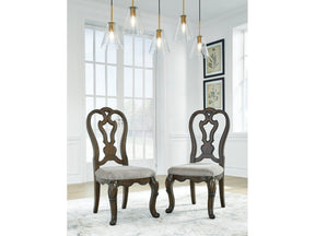 Maylee Dark Brown Dining Chair (Set of 2) (Online Special Price) - Ornate Home