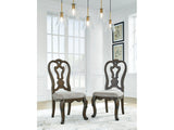 Maylee Dark Brown Dining Chair (Set of 2) - Ornate Home