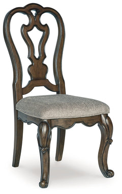 Maylee Dark Brown Dining Chair (Set of 2) - Ornate Home