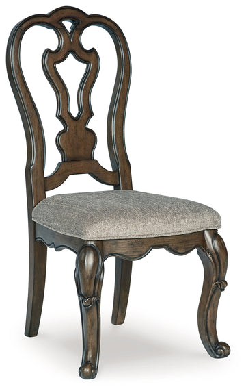 Maylee Dark Brown Dining Chair (Set of 2) - Ornate Home