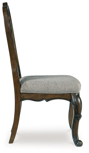 Maylee Dark Brown Dining Chair (Set of 2) - Ornate Home