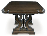 Maylee Dark Brown Dining Table, 2 Chairs and Bench (Online Special Price) - Ornate Home