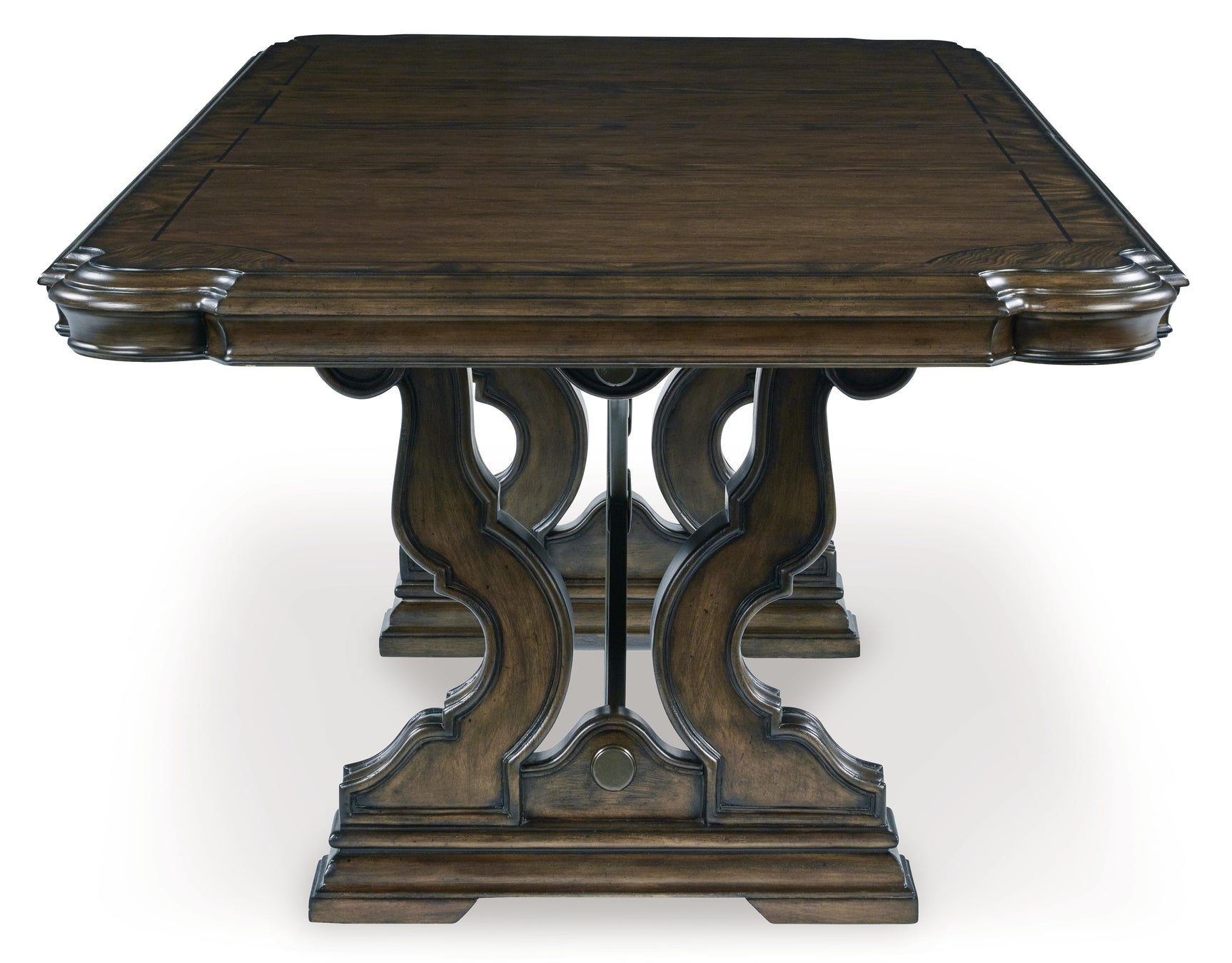 Maylee Dark Brown Dining Table, 2 Chairs and Bench - Ornate Home