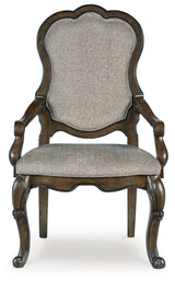 Maylee Dark Brown Dining Table and 10 Chairs (Online Special Price) - Ornate Home