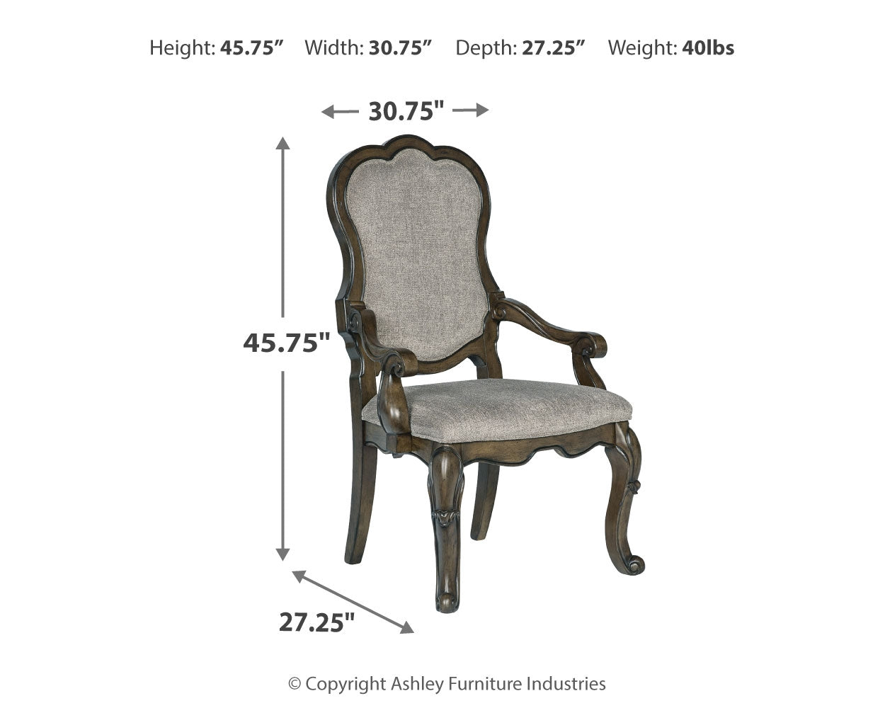 Maylee Dark Brown Dining Table and 10 Chairs (Online Special Price) - Ornate Home