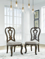 Maylee Dark Brown Dining Table and 10 Chairs (Online Special Price) - Ornate Home