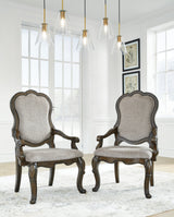 Maylee Dark Brown Dining Table and 10 Chairs (Online Special Price) - Ornate Home