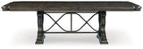 Maylee Dark Brown Dining Table and 6 Chairs (Online Special Price) - Ornate Home