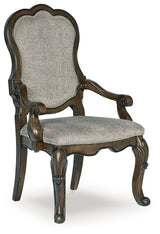Maylee Dark Brown Dining Table and 6 Chairs (Online Special Price) - Ornate Home