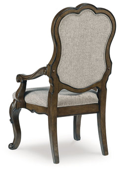 Maylee Dark Brown Dining Table w/4 Chairs - Ornate Home