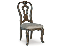 Maylee Dark Brown Dining Table w/8 Chairs - Ornate Home
