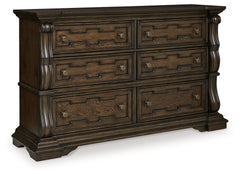 Maylee Dark Brown Dresser - Ornate Home