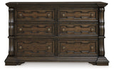 Maylee Dark Brown Dresser - Ornate Home