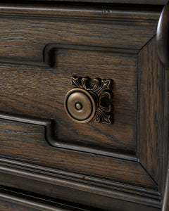 Maylee Dark Brown Dresser - Ornate Home
