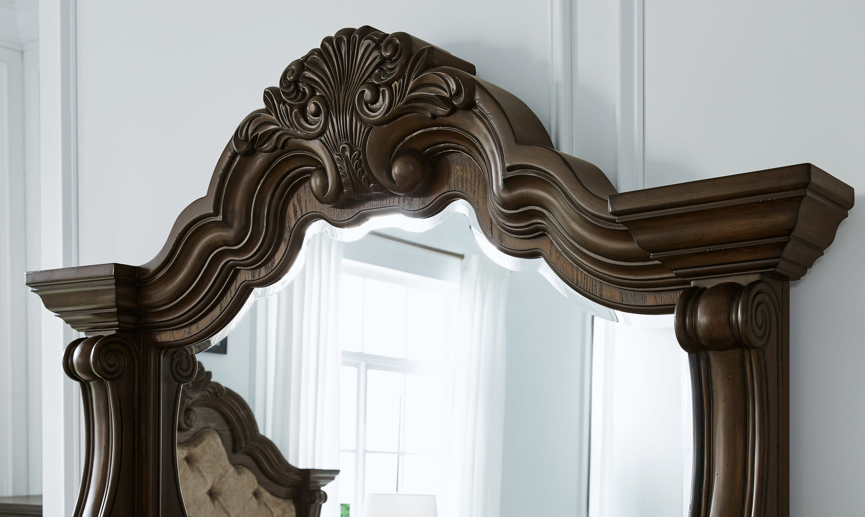 Maylee Dark Brown Dresser and Mirror (Online Special Price) - Ornate Home