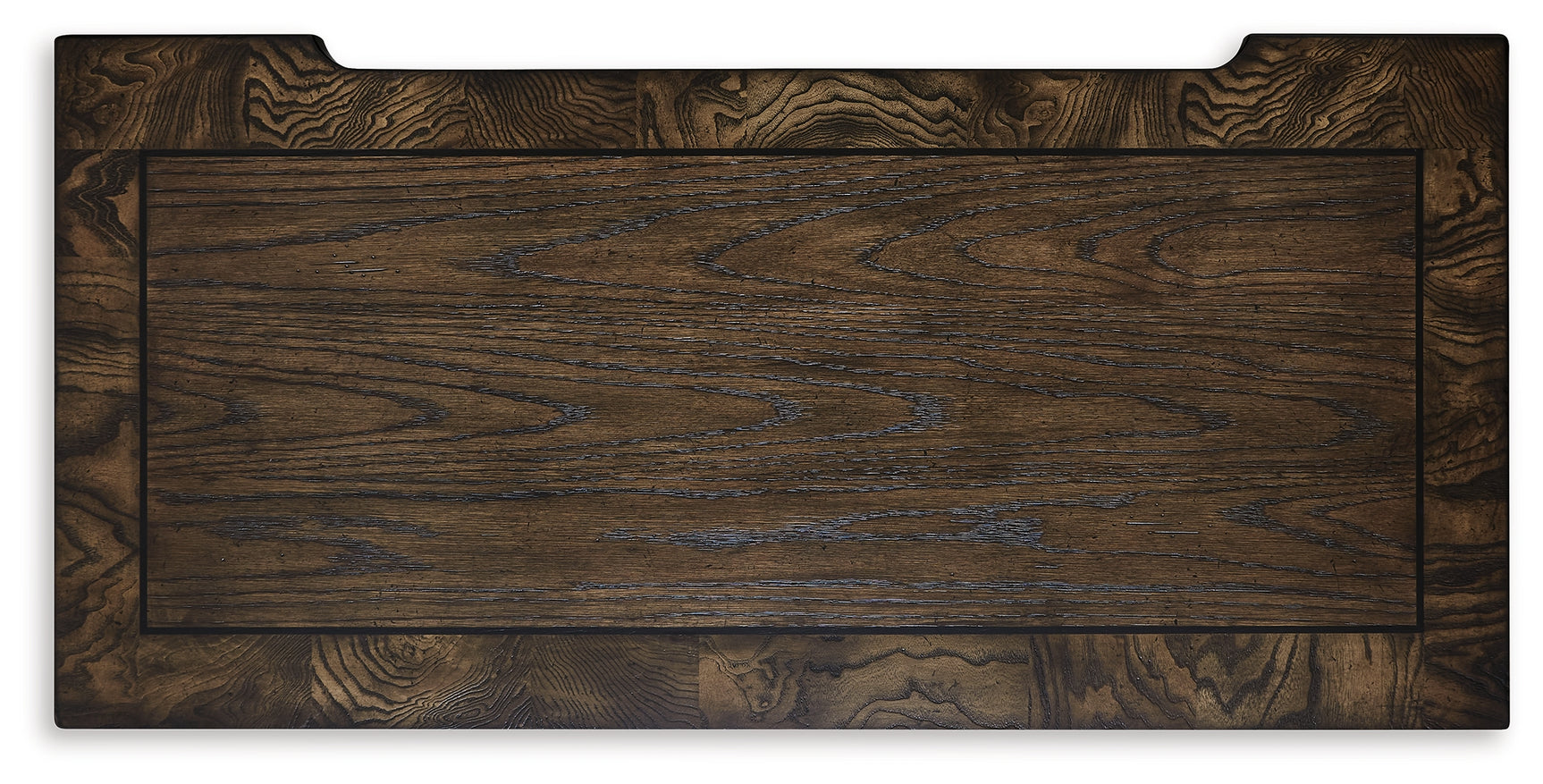 Maylee Dark Brown King Upholstered Panel Bed, Chest and 2 Nightstands (Online Special Price) - Ornate Home