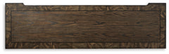 Maylee Dark Brown King Upholstered Panel Bed and Dresser - Ornate Home