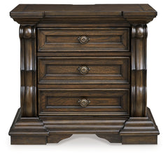 Maylee Dark Brown Nightstand - Ornate Home