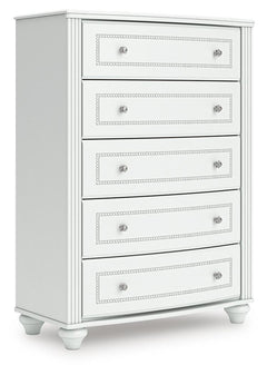 Maylilly White Chest of Drawers - Ornate Home