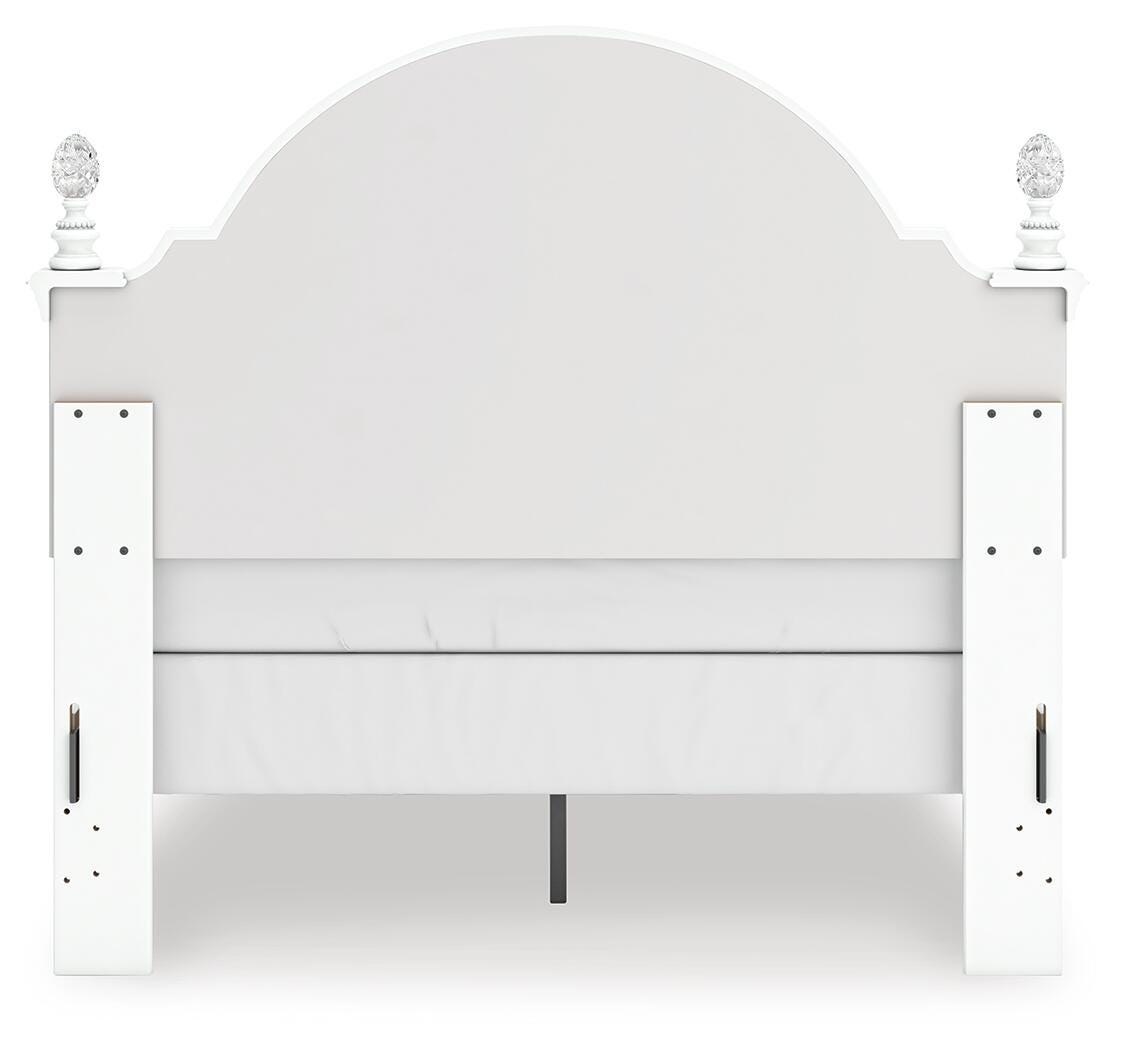 Maylilly White Full Upholstered Panel Bed (Online Special Price) - Ornate Home