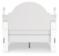Maylilly White Full Upholstered Panel Bed - Ornate Home