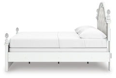 Maylilly White Full Upholstered Panel Bed - Ornate Home