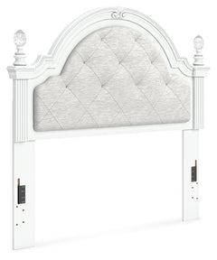 Maylilly White Full Upholstered Panel Headboard - Ornate Home