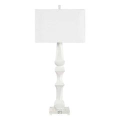 Mayme White Table Lamp - Ornate Home