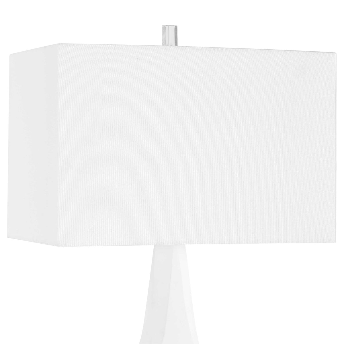 Mayme White Table Lamp - Ornate Home