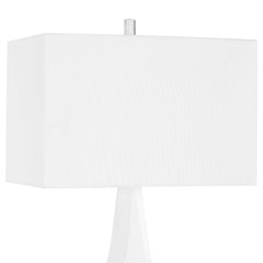 Mayme White Table Lamp - Ornate Home