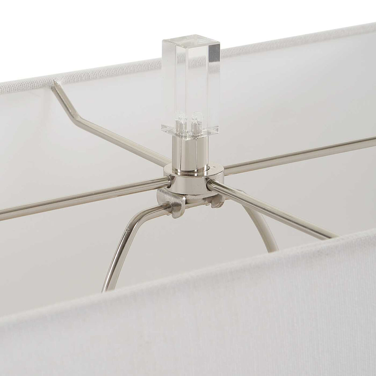 Mayme White Table Lamp - Ornate Home