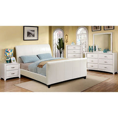 Maynard White Full Bed - Ornate Home