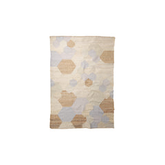 Mayson Cream/Multicolor 5x8 Honeycomb Pattern Area Rug - Ornate Home