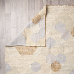 Mayson Cream/Multicolor 5x8 Honeycomb Pattern Area Rug - Ornate Home
