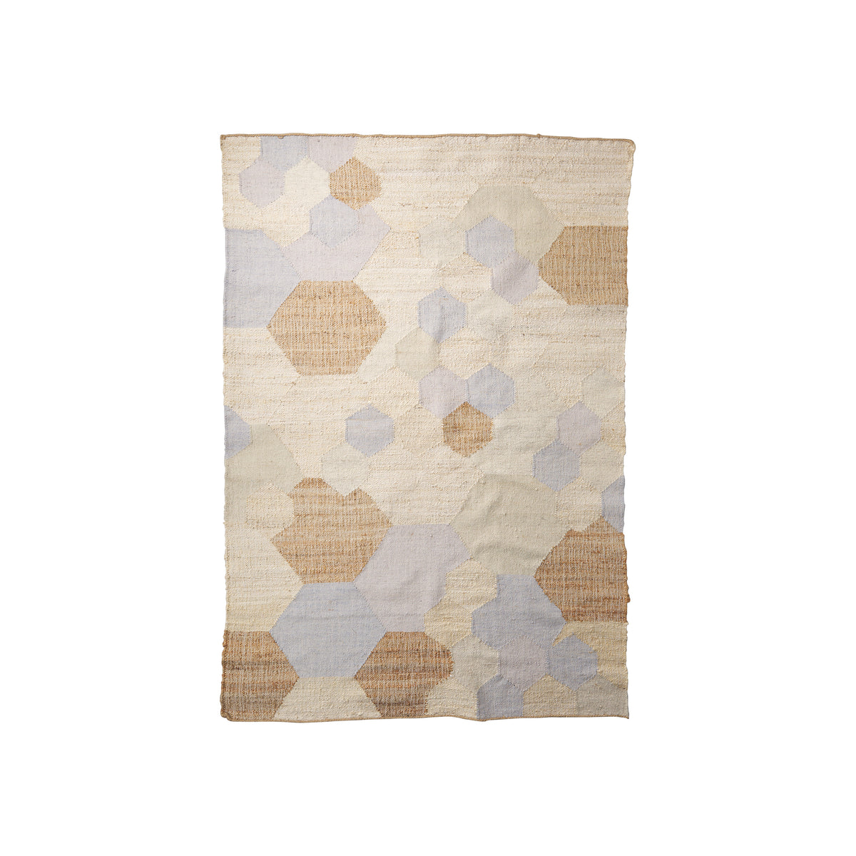Mayson Cream/Multicolor 8x10 Honeycomb Pattern Area Rug - Ornate Home