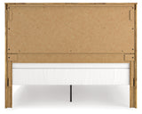 Maystonna Brown King Crossbuck Panel Bed - Ornate Home