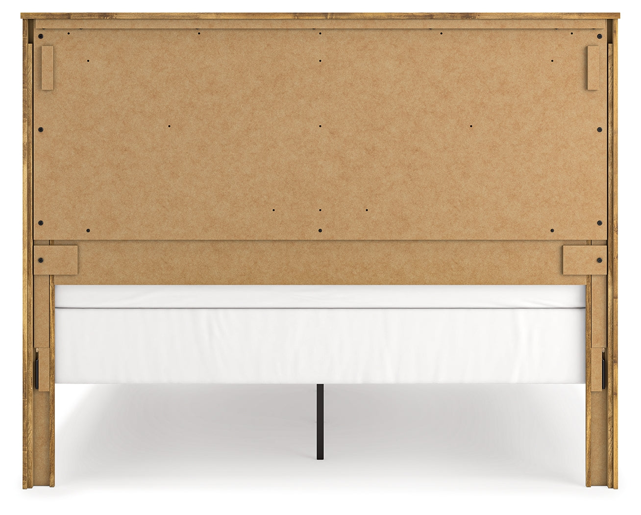 Maystonna Brown King Crossbuck Panel Bed - Ornate Home