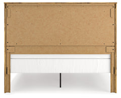 Maystonna Brown King Crossbuck Panel Bed - Ornate Home
