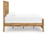 Maystonna Brown King Crossbuck Panel Bed - Ornate Home
