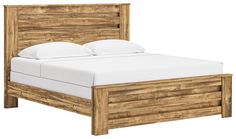 Maystonna Brown King Panel Bed - Ornate Home