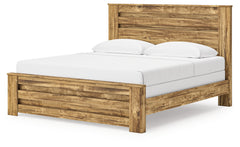 Maystonna Brown King Panel Bed - Ornate Home