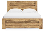 Maystonna Brown King Panel Bed - Ornate Home